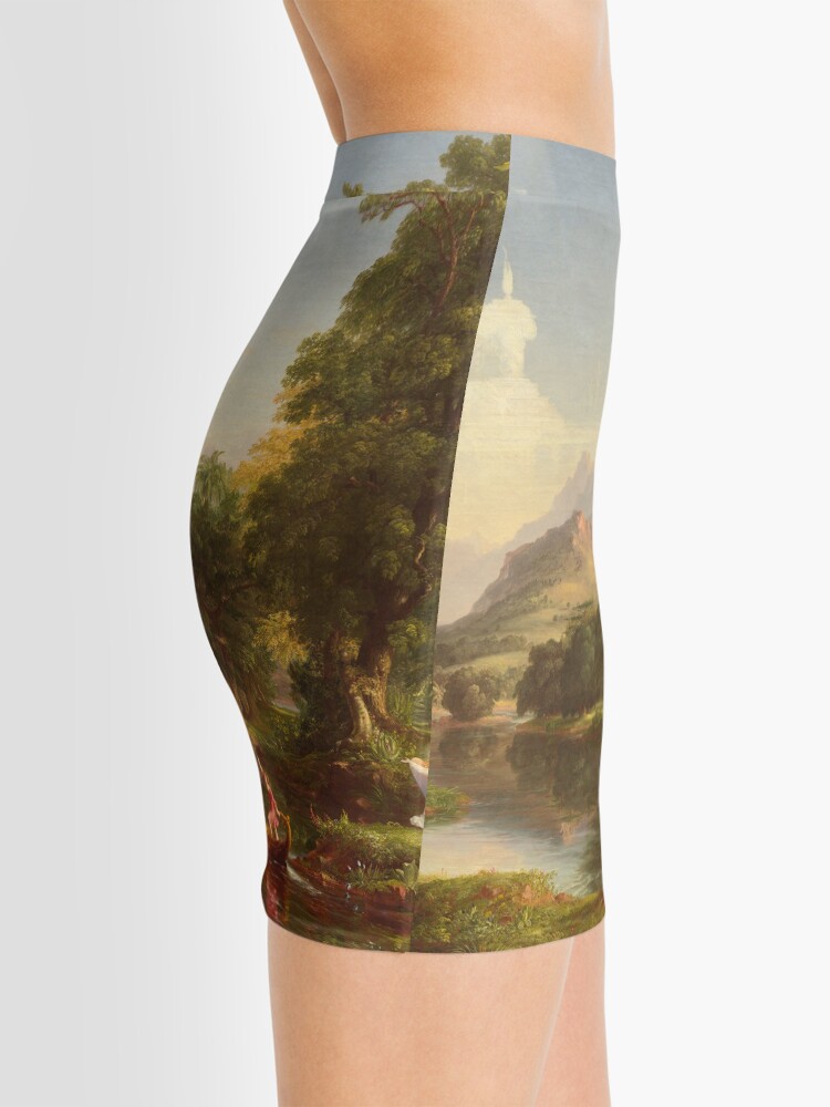 Alternate view of The Voyage of Life Youth Painting by Thomas Cole Mini Skirt