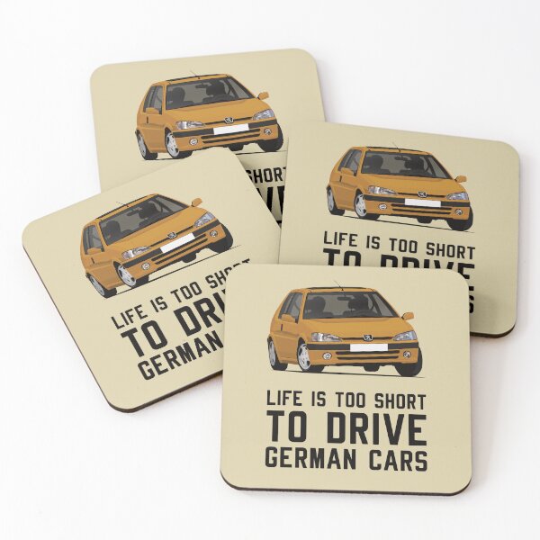 Item preview, Pug 106 - Life is too short to drive German cars designed and sold by knappidesign.