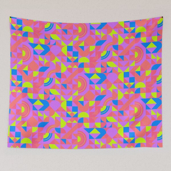 Item preview, geometric colorful patterns conceptual Art - Abstract Neo Geo graphic design designed and sold by Design Repo.