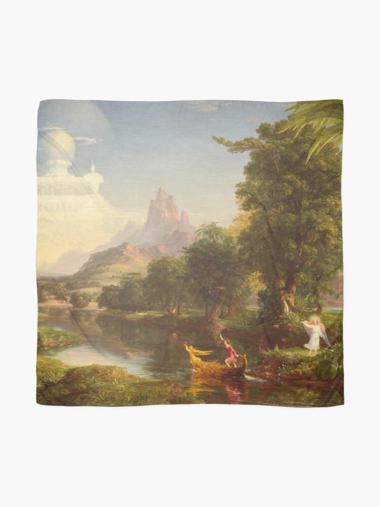 Alternate view of The Voyage of Life Youth Painting by Thomas Cole Scarf