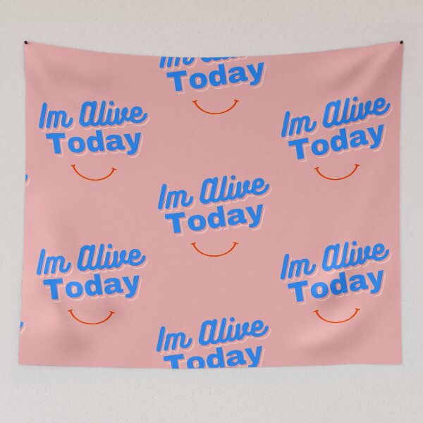 Item preview, Im Alive Today Smiling Feel Good Breath Good Enjoy Your life Now T-Shirt designed and sold by CoolMolo.
