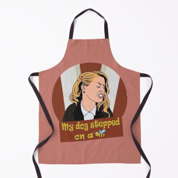 Item preview, Amber Heard: "My dog stepped on a Bee" designed and sold by Sayed1897.