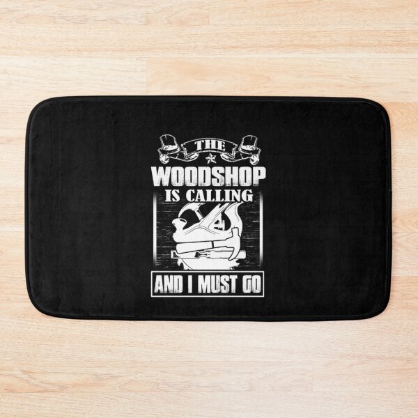Item preview, the woodshop is calling designed and sold by aryagiri.