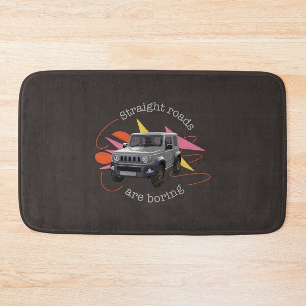 Item preview, Medium Grey Suzuki Jimny  Straight Roads are Boring   designed and sold by 2020-Printworks.