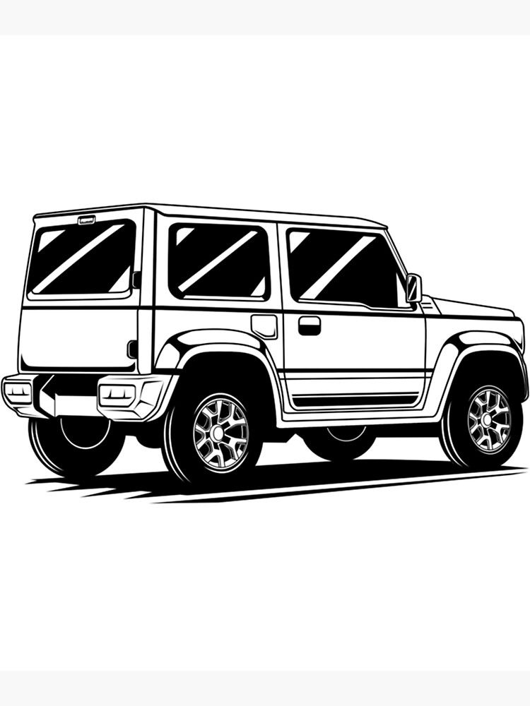 "Suzuki jimny black advanture 1 " Poster for Sale by 2020-Printworks