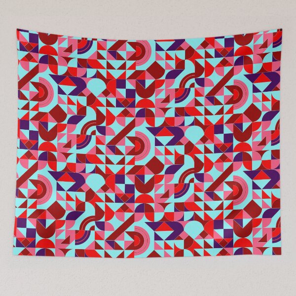Item preview, geometric colorful patterns conceptual Art - Abstract Neo Geo graphic design designed and sold by Design Repo.