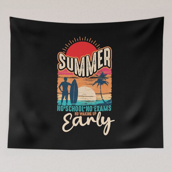 Item preview, SUMMER GIFT IDEA DESIGN NO SCHOOL - NO EXAM designed and sold by charaf19.