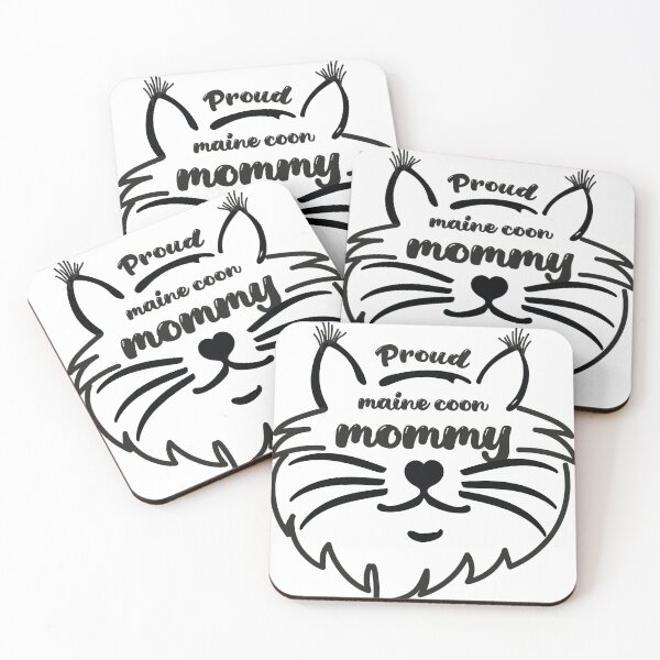 Item preview, Proud Maine Coon cat mommy designed and sold by GizmoDesign.