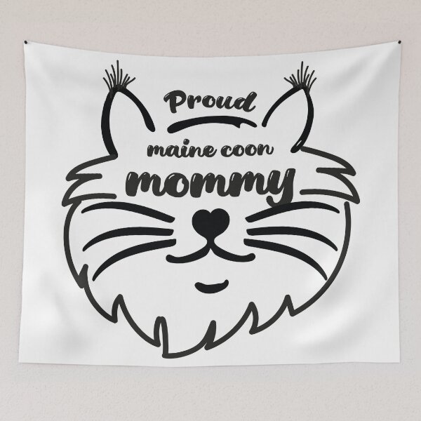 Item preview, Proud Maine Coon cat mommy designed and sold by GizmoDesign.