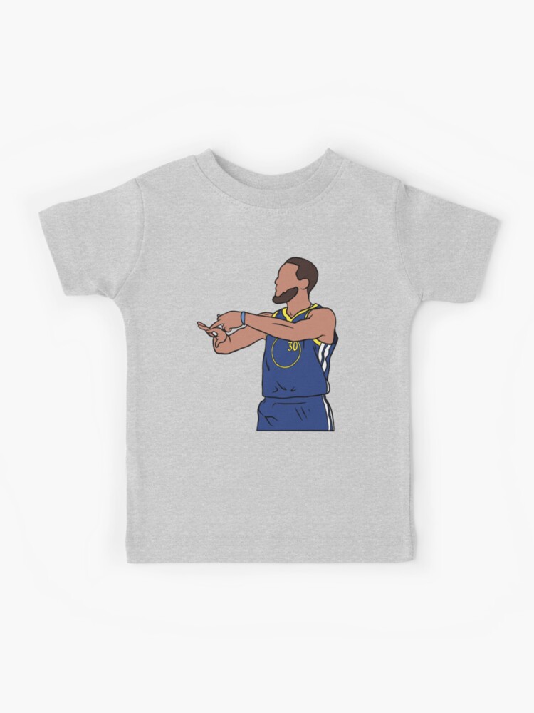 rattraptees Steph Curry 3 Point Goggles Kids T-Shirt