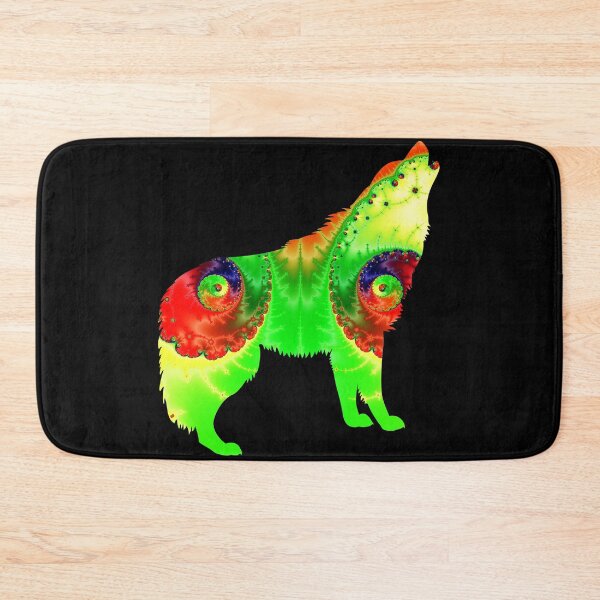 Item preview, Fractal Howling Wolf Art designed and sold by ChaosEmporium.
