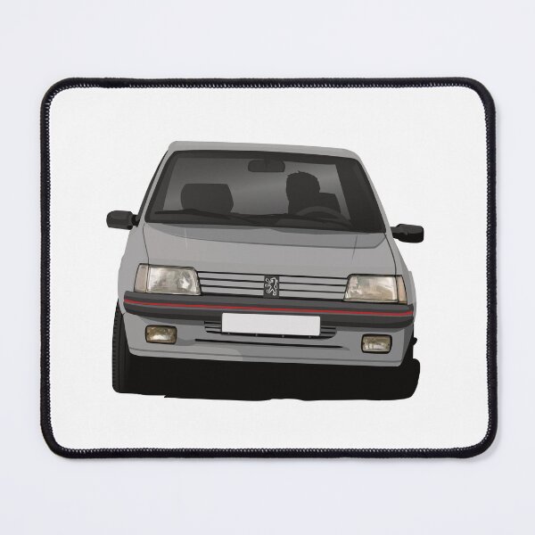 Item preview, Cornering silver-gray 205 hot hatch designed and sold by knappidesign.