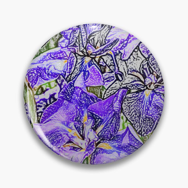 Item preview, Purple Irises, Creative designed and sold by sarahfmorris.