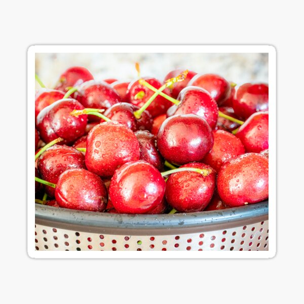 Fresh Cherries in the Kitchen Sticker