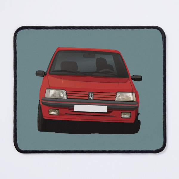 Item preview, Cornering red 205 GTi hot hatch designed and sold by knappidesign.