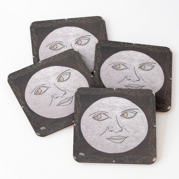 Item preview, La Lune. Moon, stars, and swirls. Fantasy Art designed and sold by HBBArtShop.