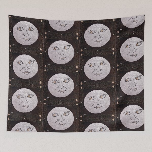 Item preview, La Lune. Moon, stars, and swirls. Fantasy Art designed and sold by HBBArtShop.