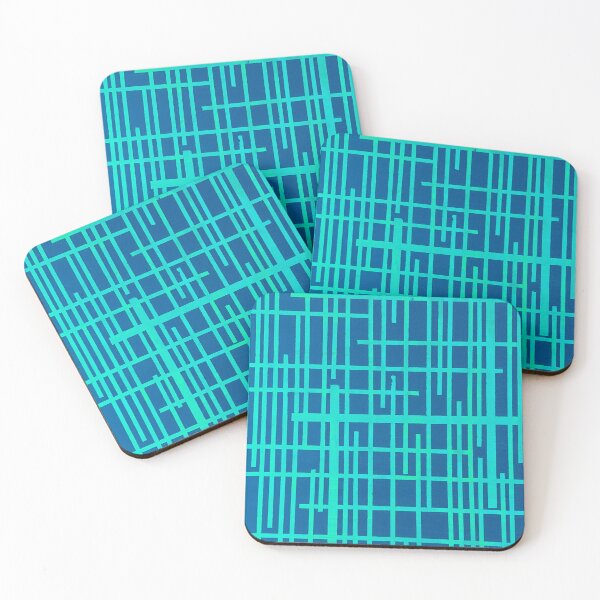 Item preview, Lines Blue Teal designed and sold by Owen1976.