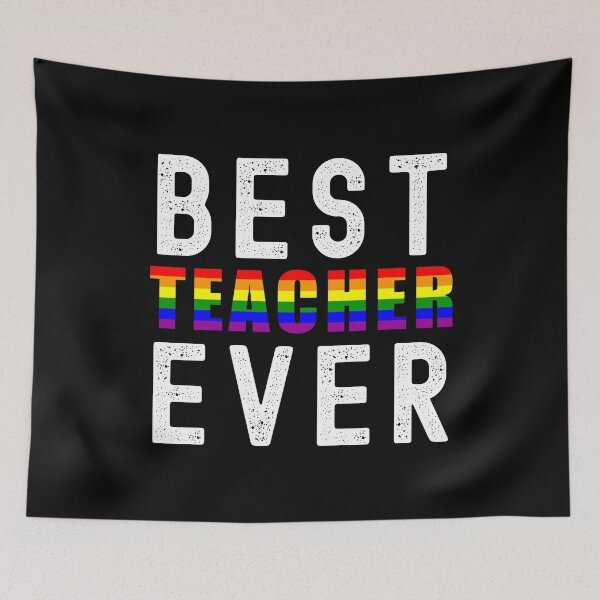 Item preview, Best Teacher Ever - Gay Pride Teacher, Gay Educator, LGBTQ Professor, Gay Teacher, Lesbian Teacher, Queer Educator, Gay Professor designed and sold by jadedscientist.