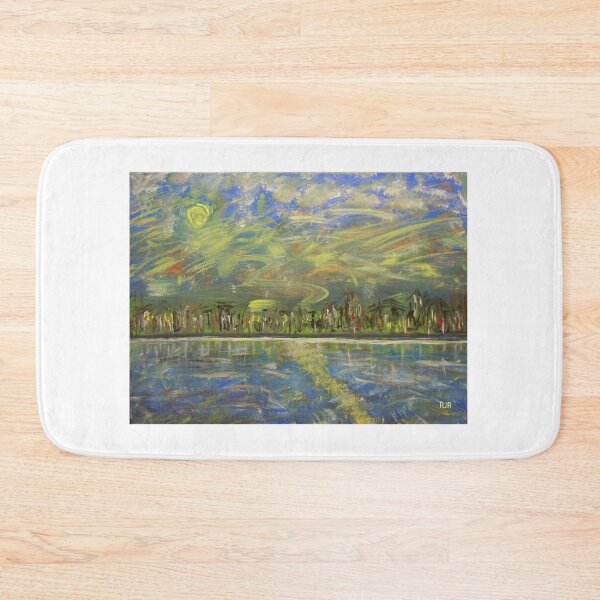 Item preview, "Village Near The Sea" designed and sold by Robert Regenold's Art Shop.