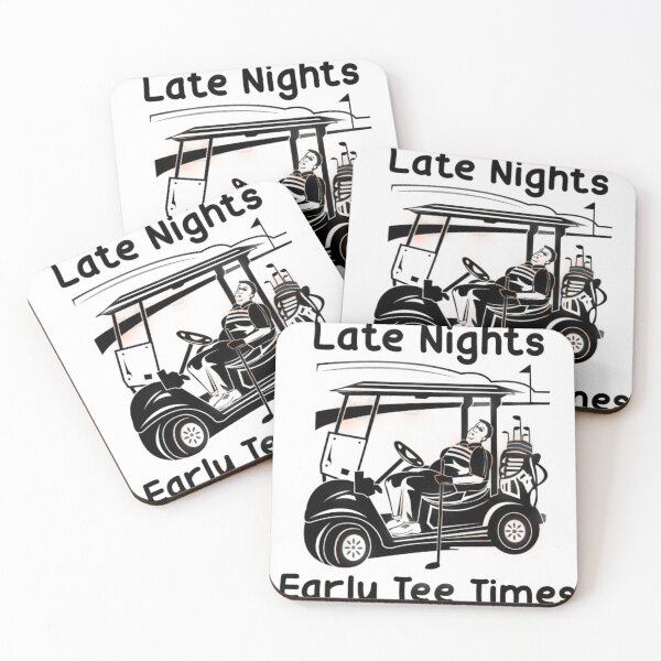 Item preview, Late Nights Early Tee Times designed and sold by sportzbooze.