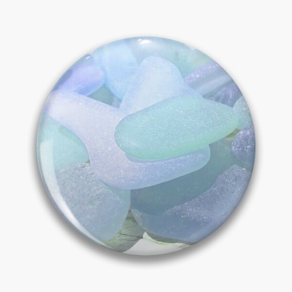 Item preview, Pale Blue Coastal Decor Sea Glass Photography Pastel Beach House Decor Photo 8 of 8 designed and sold by Beachy.