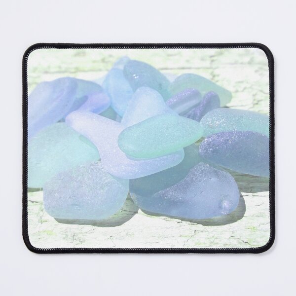 Item preview, Pale Blue Coastal Decor Sea Glass Photography Pastel Beach House Decor Photo 8 of 8 designed and sold by Beachy.