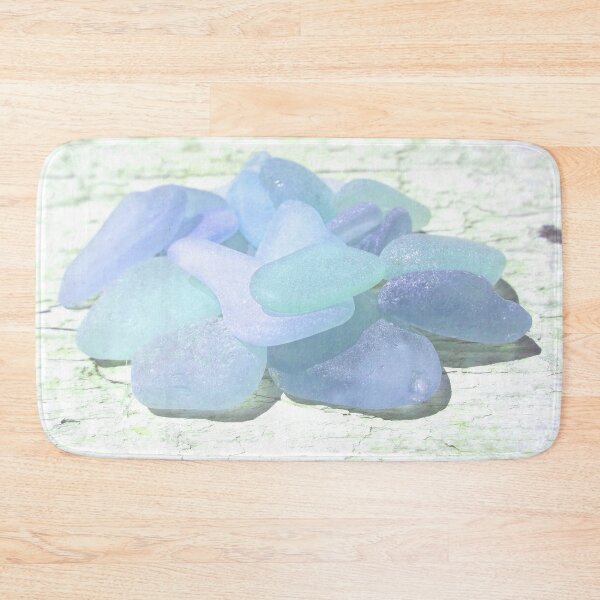 Item preview, Pale Blue Coastal Decor Sea Glass Photography Pastel Beach House Decor Photo 8 of 8 designed and sold by Beachy.
