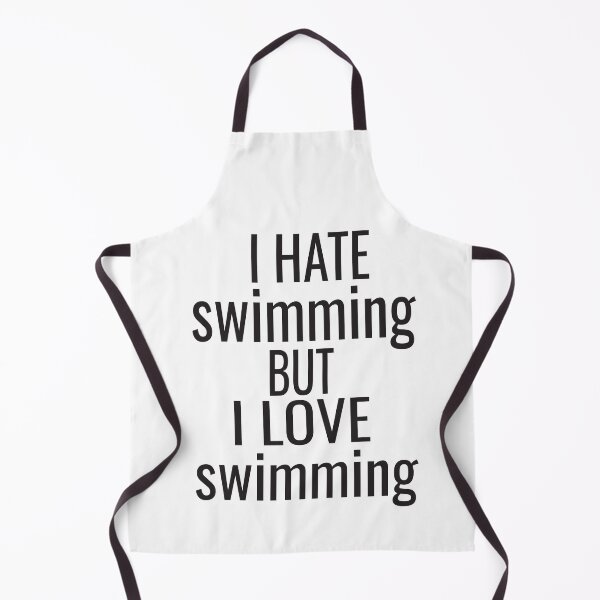 Item preview, Funny Swimming Love And Hate Relationship designed and sold by ASSOUKI9.