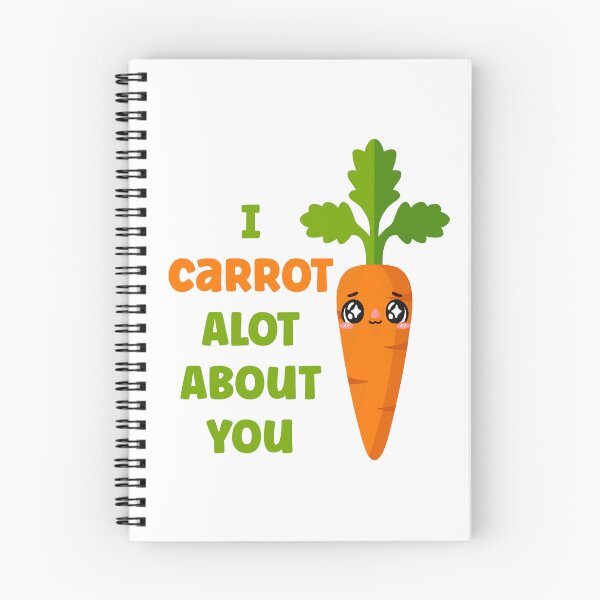 Item preview, I Carrot Alot About You Cute Kawaii Vegetable Veggie designed and sold by TheButtonCrew.