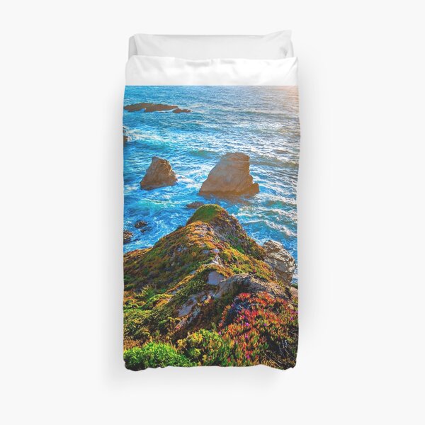 big sur california Duvet Cover
