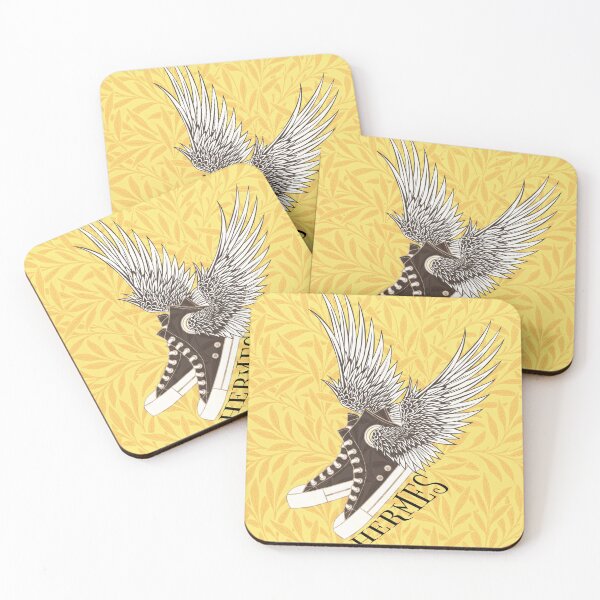 Item preview, Hermes god, Greek mythology, sneakers with wings designed and sold by Mirksaz-designs.