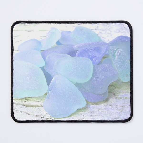 Item preview, Pale Blue Coastal Decor Sea Glass Photography Pastel Beach House Decor Photo 7 of 8 designed and sold by Beachy.