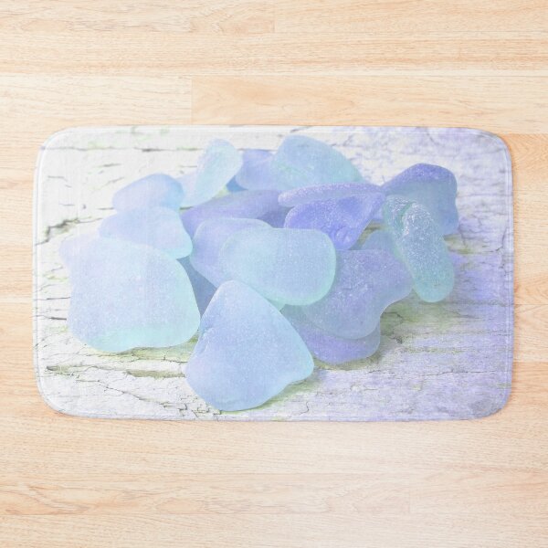 Item preview, Pale Blue Coastal Decor Sea Glass Photography Pastel Beach House Decor Photo 7 of 8 designed and sold by Beachy.