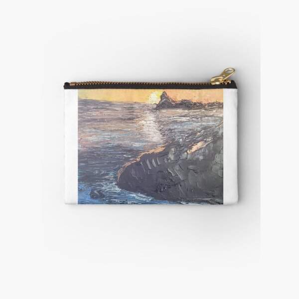 Item preview, Everlasting sunset oil painting by tabitha kremesec designed and sold by Tabitha Kremesec.