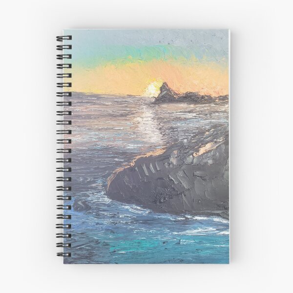 Item preview, Everlasting sunset oil painting by tabitha kremesec designed and sold by Tabitha Kremesec.