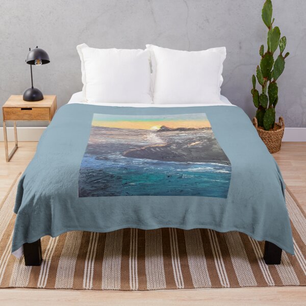 Item preview, Everlasting sunset oil painting by tabitha kremesec designed and sold by Tabitha Kremesec.