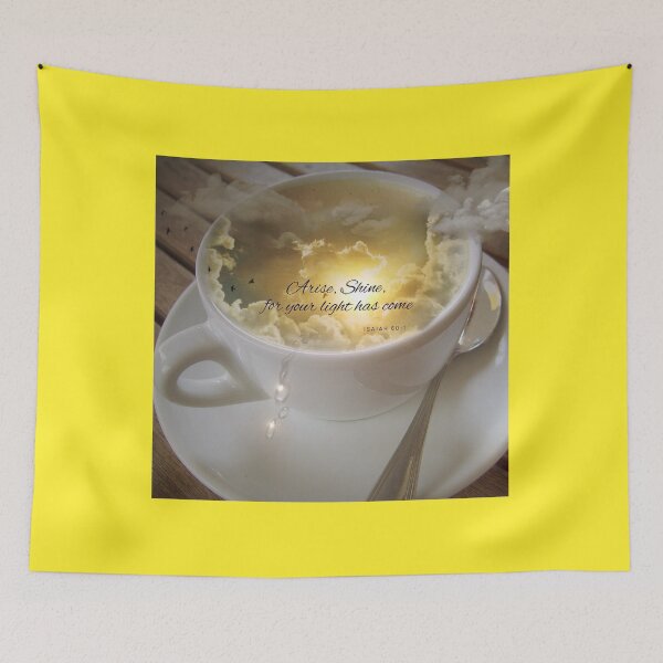Item preview, Arise and Shine Heavenly Sky Teacup designed and sold by Ceramic Scripture.