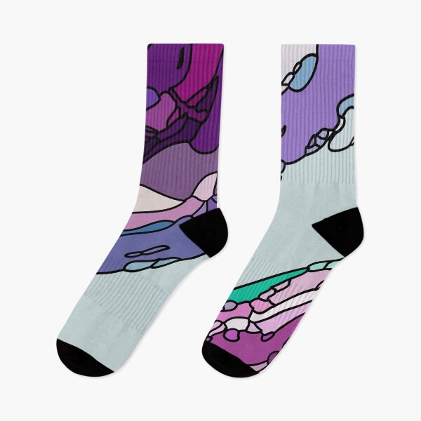 Item preview, Purple, Violet and Aqua Rocky Layers Abstract Artwork  designed and sold by patternsoup.