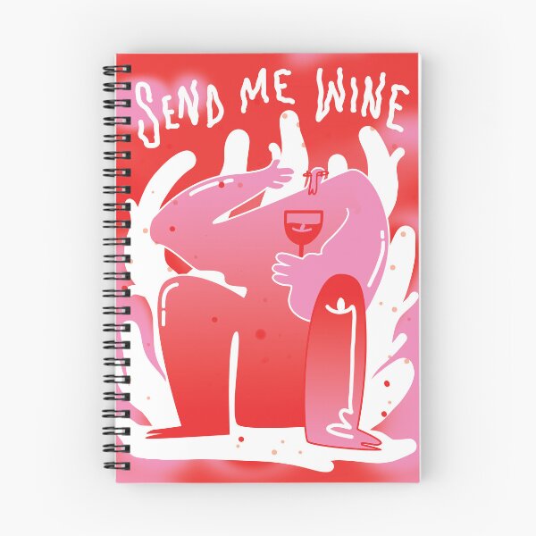 Item preview, Send me Wine | Contemporary Illustration | Minimal shapes | Figurative | Humor designed and sold by Maganagoes.
