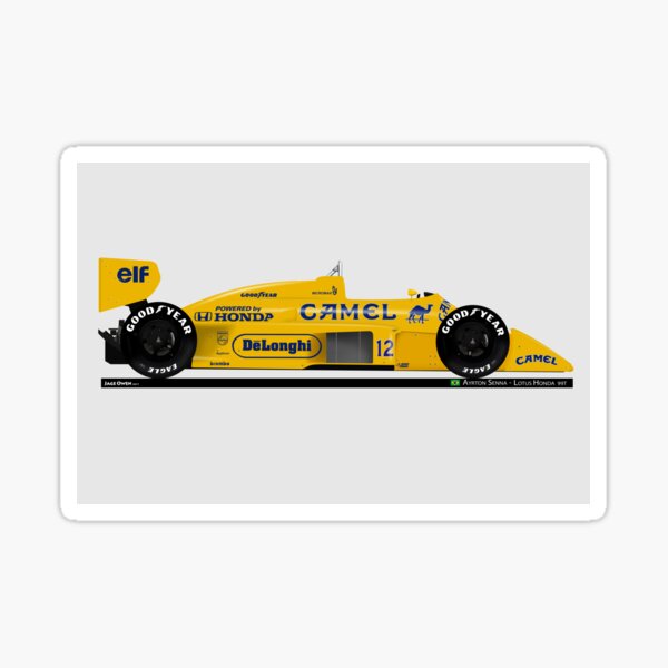 Ayrton Senna Stickers | Redbubble