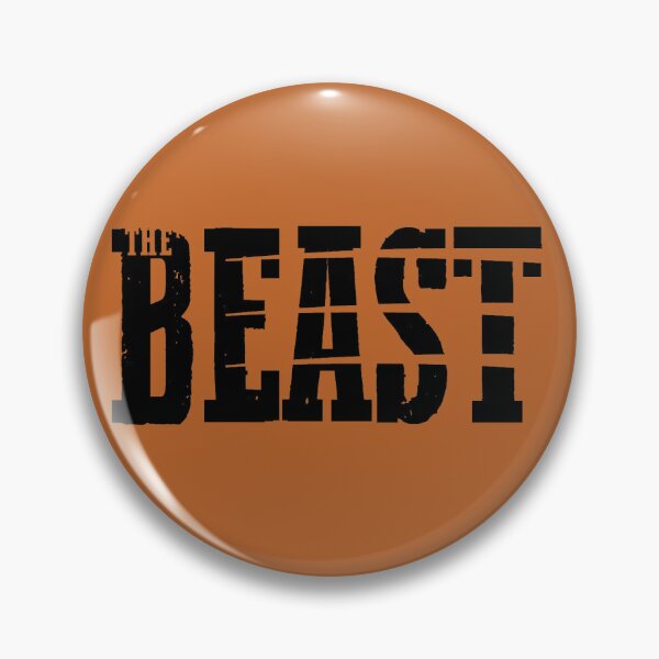 Item preview, The Beast (Minimalistic) pin design designed and sold by Preston Smith.