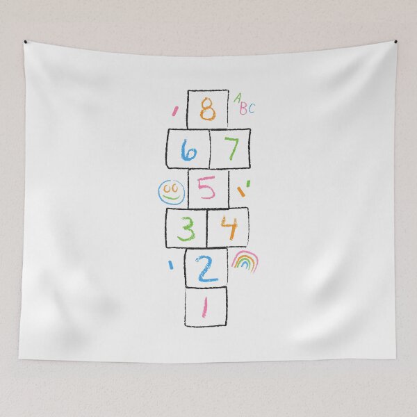 Item preview, Hopscotch (Black) designed and sold by Arianna Khalil.