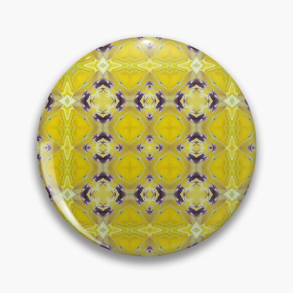 Item preview, Patrón de repetición de mosaico geométrico amarillo y púrpura brillante | Babiana Patula 1.9 designed and sold by FRLF.