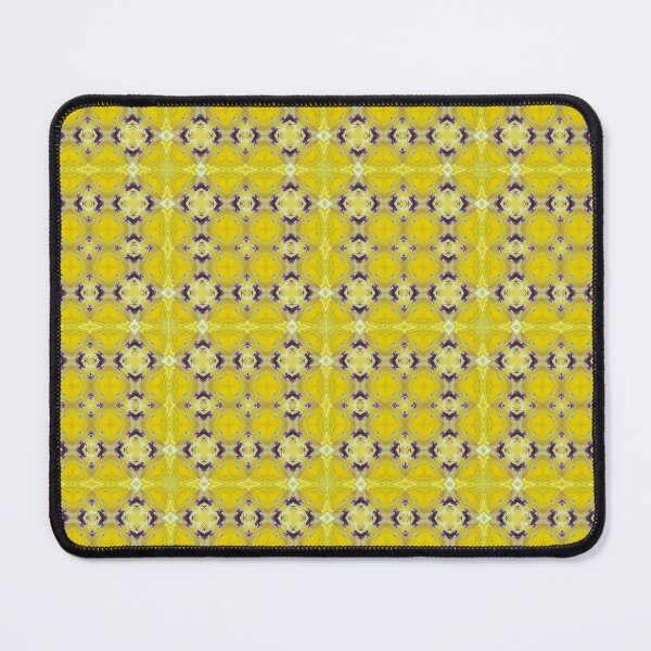 Item preview, Bright Yellow and Purple Geometric Tilework Repeat Pattern | Babiana Patula 1.9 designed and sold by FRLF.