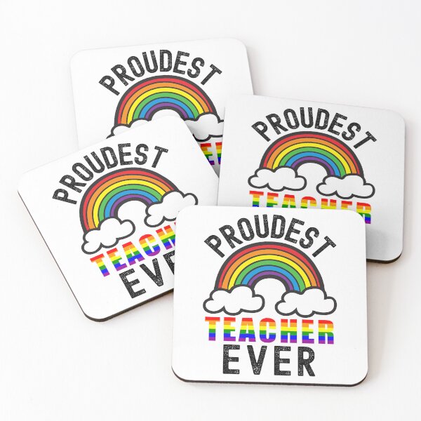 Item preview, Proudest Teacher Ever - Gay Pride Teacher, Gay Educator, LGBTQ Professor, Gay Teacher, Lesbian Teacher, Queer Educator, Gay Professor designed and sold by jadedscientist.