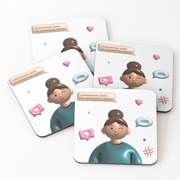 Item preview, 3d girl in social media designed and sold by Mirosi-S.