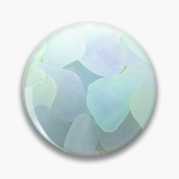 Item preview, Pale Blue Coastal Decor Sea Glass Photography Pastel Beach House Decor Photo 4 of 8 designed and sold by Beachy.