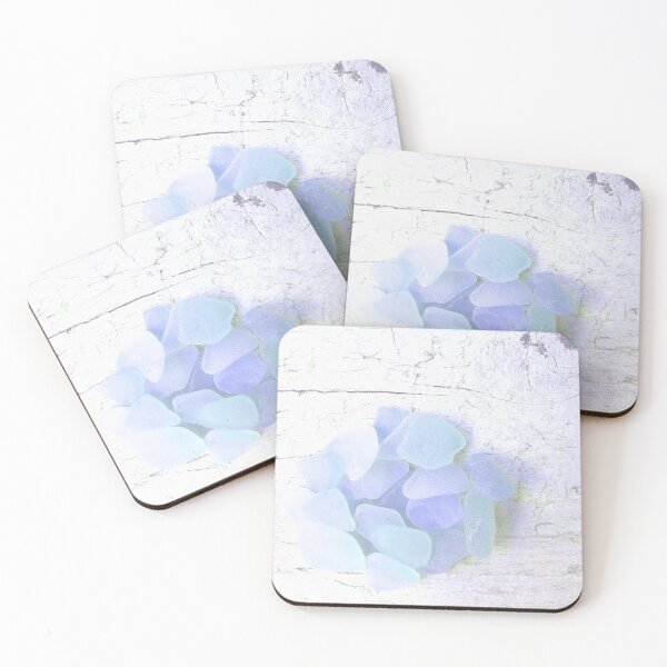 Item preview, Pale Blue Coastal Decor Sea Glass Photography Pastel Beach House Decor Photo 3 of 8 designed and sold by Beachy.