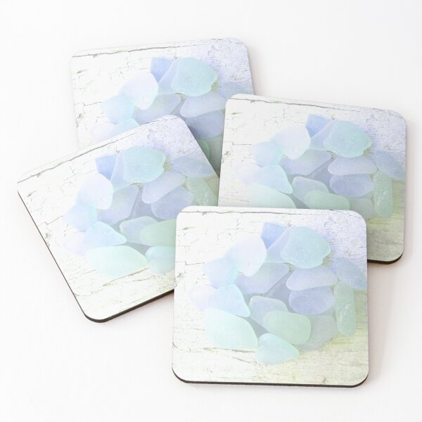 Item preview, Pale Blue Coastal Decor Sea Glass Photography Pastel Beach House Decor Photo 2 of 8 designed and sold by Beachy.